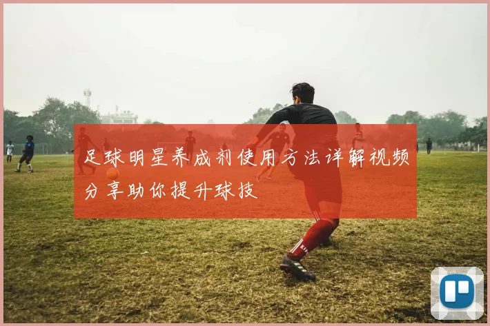 足球明星养成剂使用方法详解视频分享助你提升球技