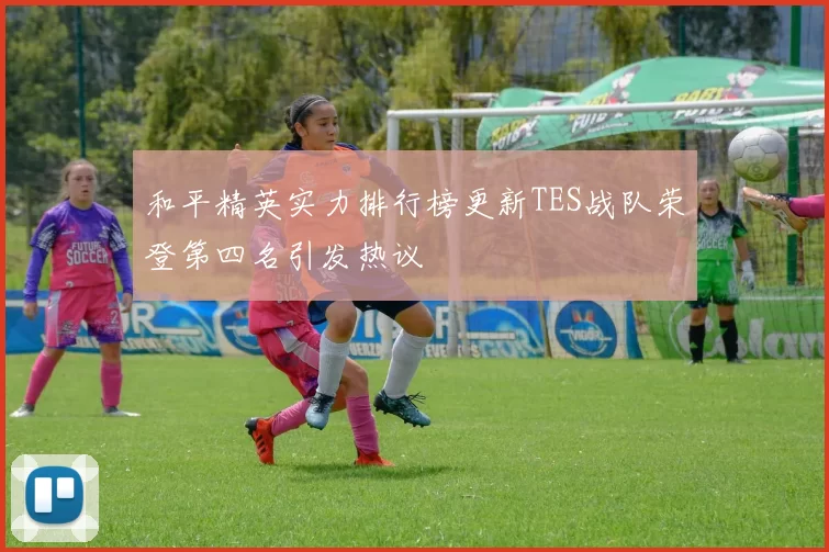 和平精英实力排行榜更新TES战队荣登第四名引发热议